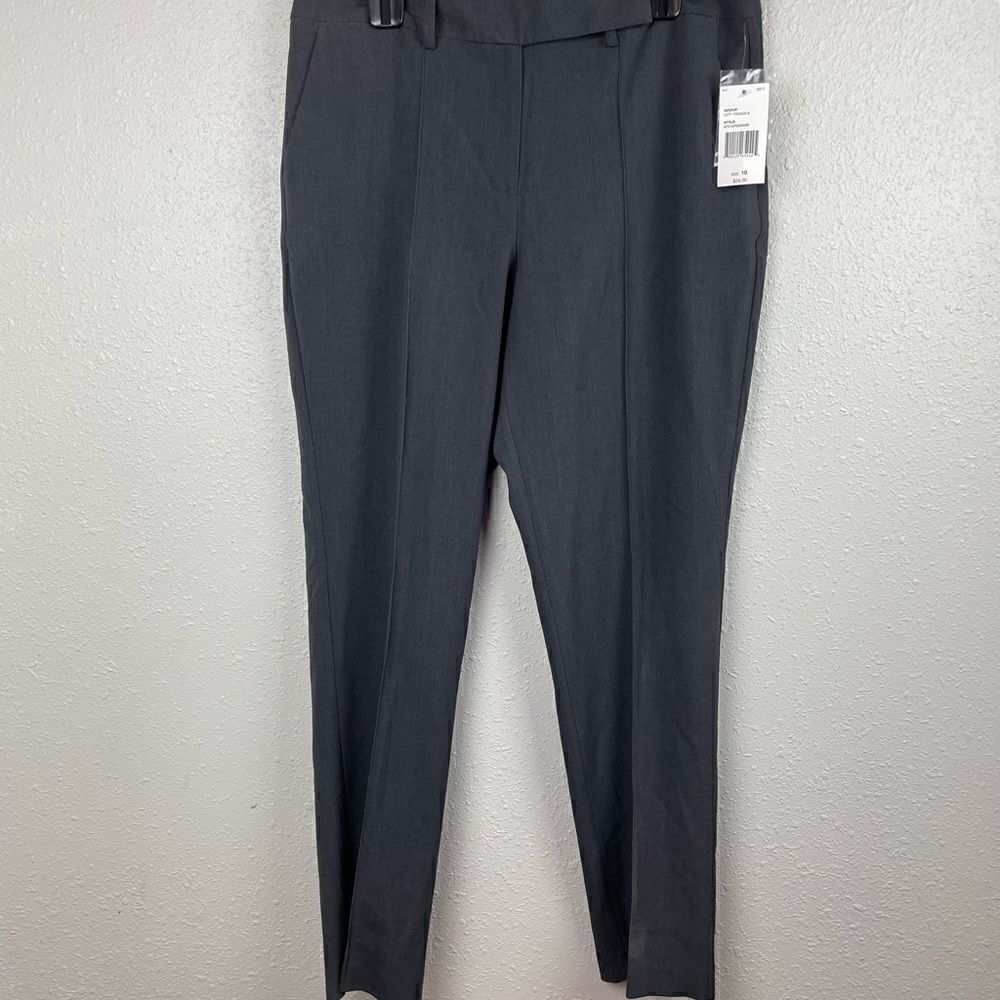 NWT Luciano Dante Gray Slack Pants Size 10